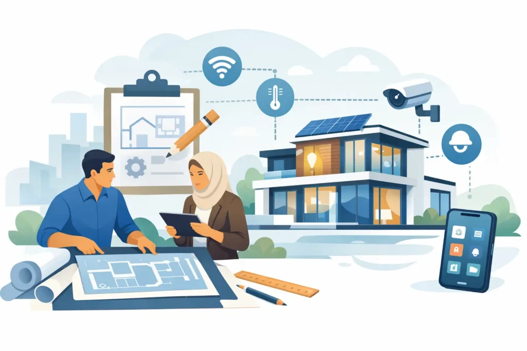 تركيب بيت ذكي متكامل يبدأ من التخطيط