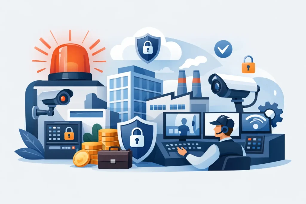 أنظمة إنذار للمؤسسات تحمي الأصول والتشغيل